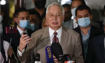  ?? Photograph: Xinhua/Rex/Shuttersto­ck ?? Najib Razak, the former prime minister of Malaysia, has been found found guilty of an abuse of power, money laundering and a breach of trust.