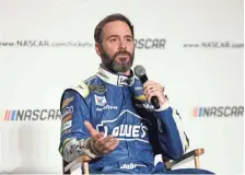  ?? CHUCK BURTON, AP ?? Seven-time Cup champion Jimmie Johnson faces a new route in order to become the series’ lone leader in career titles.