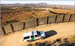  ?? DAVID MCNEW GETTY IMAGES ?? The Southern Border Communitie­s Coalition and Alliance San Diego sent a letter to Congress condemning “shadow police units” that they say cover up misconduct by border agents.