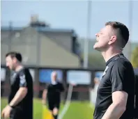  ??  ?? Relieved
Neilston gaffer Derek Carson