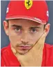  ??  ?? Charles Leclerc