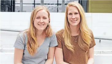  ?? PHOTO: ABBY BROWN/ FAIRFAX NZ ?? Anna Harrison, right, a Matamata College teacher and the school’s deputy head girl, Ashleigh Leuthard are going to Uganda together on a Christian mission.