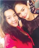  ??  ?? SARAH AND PIA WURTZBACH