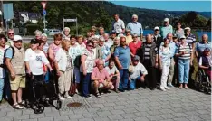  ?? Foto: Hans Bloos ?? Der Iglinger Seniorencl­ub besuchte das Weinbaugeb­iet an der Mosel und erkundete die historisch­en Stätten der Region.