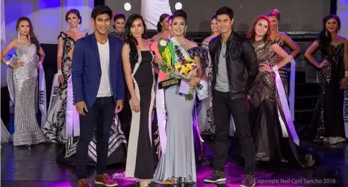  ??  ?? LOUISE Lian as 1st runner up in Lin-ay Sang Negros 2016