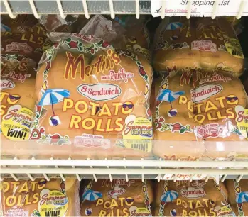 ?? SUE GLEITER/TRIBUNE NEWS SERVICE ?? Owners of Martin’s Famous Pastry Shoppe in Franklin County are under fire for donating to governor candidate Doug Mastriano. Some have called for a boycott of the company’s “Dutch made” potato breads.