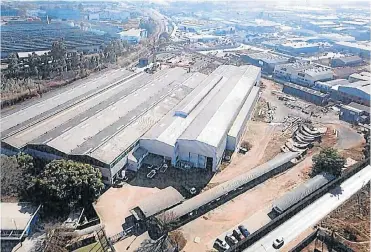  ?? /Supplied ?? Large sale: This enormous industrial property in Germiston will be auctioned with a wide array of engineerin­g equipment. The sale will also include vehicles, office furniture and equipment belonging to a prominent furnace and mining equipment fabricator.