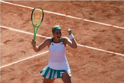  ?? FOTO: CHRISTOPHE SIMON / AFP / LEHTIKUVA ?? Jelena Ostapenko kan bli den första oseedade damen sedan superstjär­norna Serena Williams och Kim Clijsters som vinner en grand slam-turnering.