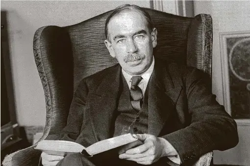  ?? Bettmann/CORBIS | Getty Images ?? British economist John Maynard Keynes advocated government spending to fight the Great Depression.