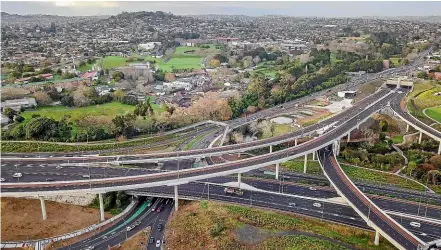  ?? JASON DORDAY/STUFF ?? Auckland’s Waterview Project was one of the country’s largest infrastruc­ture projects. It opened in 2017.