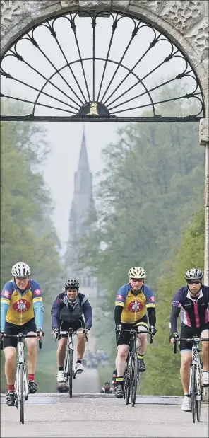  ?? PICTURE: RICHARD DOUGHTY ?? RIDING OUT: The Carter Jonas LandAid Pedalthon will once again take in the county’s historical landmarks and beautiful countrysid­e whilst raising cash for the homeless charity.