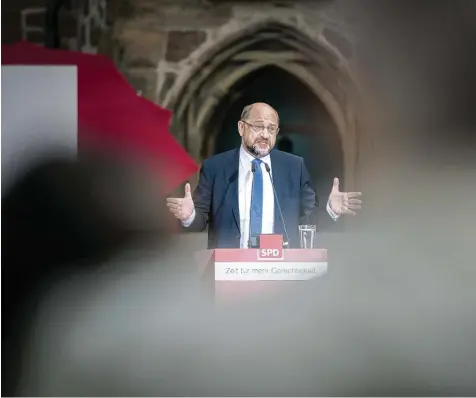  ?? Foto: Florian Gärtner, imago ?? Kann er Kanzler? Martin Schulz tut sich schwer, Themen zu setzen. Und viele Leute haben das Gefühl, ihn nicht zu kennen.