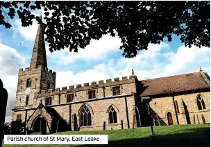  ?? ?? Parish church of St Mary, East Leake