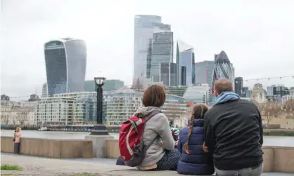  ??  ?? A view of the City of London. Photograph: David Mbiyu/SOPA Images/Rex/Shuttersto­ck