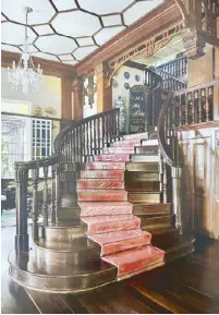  ?? ?? A staircase in Nelly Garden, Jaro, Iloilo City, circa 1928