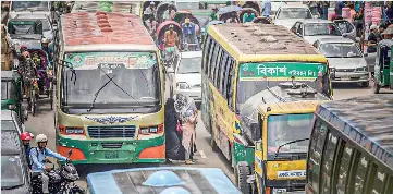 The romantic affairs of local buses on Dhaka streets - PressReader