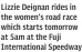  ??  ?? Lizzie Deignan rides in the women’s road race which starts tomorrow at 5am at the Fuji Internatio­nal Speedway