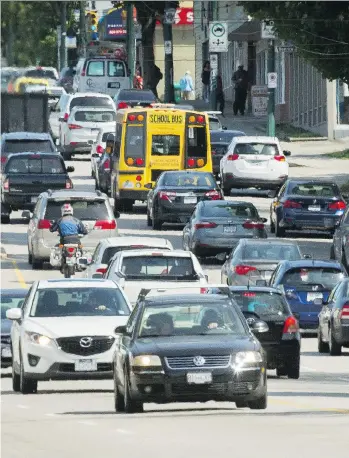  ?? ARLEN REDEKOP/FILES ?? Congestion is one of the biggest problems facing Metro residents, says Mobility Pricing Independen­t Commission chairman Allan Seckel, “and it’s only going to get worse unless we do something about it.”