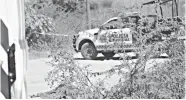  ?? Foto: Staff AM ?? Un hombre fue asesinado durante la tarde de este viernes en la colonia Rancho Grande./