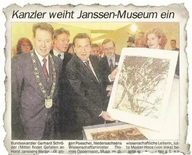  ?? Ausriss: NWZ ?? (56, Bild) ist Kunsthisto­rikerin und Leiterin des Horst Janssen Museums, seit der Eröffnung im Jahr 2000.