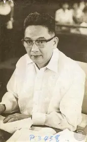  ??  ?? The late Sen. Ambrosio Padilla had served as team captain