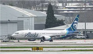  ?? AFP ?? On 5 January, a door plug was sucked off an Alaska Airlines Boeing 737 Max 9 mid-flight.
