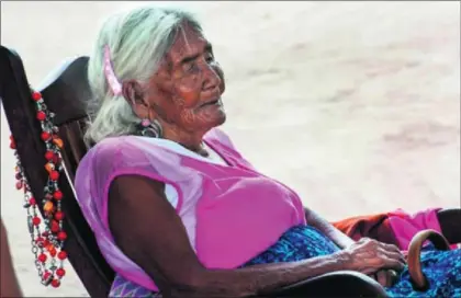  ?? / JORGE TELLO ?? Rosa Grilo, en Colonia Aborigen (en la provincia argentina de Chaco).