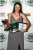  ?? ?? Emma Poole, Waikato Bay of Plenty FMG Young Farmer of the Year.