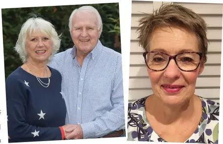  ??  ?? Linda and David Lamb: ‘We’ve both been through difficult times’ Jackie Clark: Keen to get involved