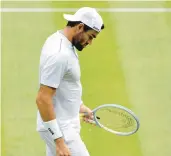  ?? AP FILE ?? Matteo Berrettini, runner-up last year to Novak Djokovic, is one of three men seeded in the top 20 to withdraw from Wimbledon because of a positive COVID-19 test. Marin Cilic withdrew Monday and Roberto Bautista Agut did so Thursday.