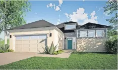  ?? PROVIDED] ?? Drawing of the Broncho House, to be built by Two Structures Homes at 1444 NE 10. Proceeds from the sale of the home will fund the endowment of a scholarshi­p for UCO real estate students. [IMAGE