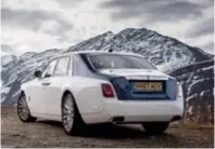  ??  ?? Cullinan’s bold rear features a profile that sports a twopart, D-back format, with a ‘bustle’ back inspired by classic 1930s Rolls-Royce tourers that required luggage to be mounted at the exterior of the car.