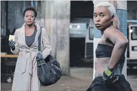  ?? 20TH CENTURY FOX ?? Viola Davis, left, and Cynthia Erivo in "Widows," a female-driven heist film.