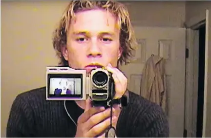  ??  ?? Heath Ledger was such a driven actor, he would often collapse after filming. That’s among the details revealed in a new documentar­y about his life.