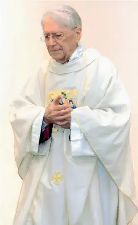  ??  ?? Assassinat­o Monsignor Giuseppe Rocco morto nella Casa del clero di Trieste a 92 anni il 25 aprile 2014 (Ansa)