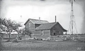  ?? PHOTO COURTESY OF WISCONSIN HISTORICAL SOCIETY ?? This is what the cheese factory run by Joseph Steinwand, the originator of Colby cheese, looked like in the late 1800s.