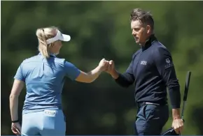  ??  ?? MEN AND WOMEN COMPETING TOGETHER SHOULD BE PART OF PRO GOLF’S FUTURE