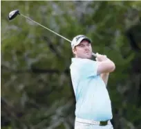  ?? Agence France-presse ?? Grayson Murray plays his shot from the fifth tee during the first round of the Valero Texas Open at TPC San Antonio AT&T Oaks Course in San Antonio, Texas, on Thursday.