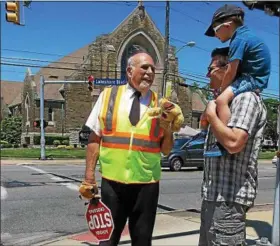  ?? SUBMITTED ?? Bluestone Elementary School crossing guard Frank Macuga is one of 55 candidates, and the only one from Ohio, nominated for “America’s Favorite Crossing Guard.” Voting is open until Jan. 31.