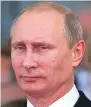  ??  ?? SEEKING REVENGE: Putin