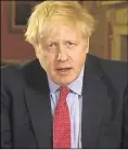  ??  ?? Boris Johnson eased restrictio­ns last month