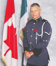  ?? THE CANADIAN PRESS/ABBOTSFORD POLICE ?? Const. John Davidson was fatally shot from behind as he investigat­ed a stolen vehicle in 2017.