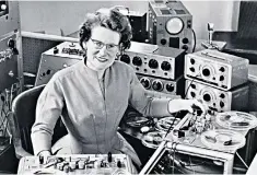  ??  ?? Electric dreams: the work of Daphne Oram featured in the BBC Proms: Pioneers of Sound