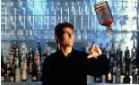  ?? ?? Tom Cruise with a mocktail twist in the 1988 movie 'Cocktail'