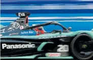  ?? MAURICIO SALASJAM MEDIA/GETTY IMAGES Picture: ?? FULL SPEED: Mitch Evans of Australia drives the Panasonic Jaguar Racing car during the E-Prix of Mexico City as part of the ABB FIA Formula E Championsh­ip on February 15 in Mexico City