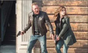  ?? NBC ?? Jason Beghe and Sophia bush star in “Chicago P.D.”