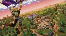  ?? COURTESY OF NINTENDO ?? Epic’s Fortnite is coming to the Nintendo Switch, an experiment­al portable home console.