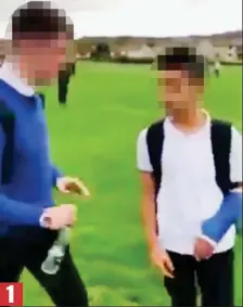  ??  ?? Video: The 16-year-old approaches Jamal...