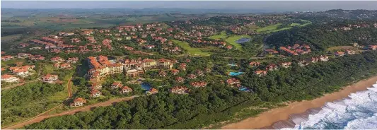  ?? Picture: ZIMBALI.COM ?? UP FOR HIGH LIVING: Market research company New Wealth says Zimbali is among the most highly favoured estates by SA’s wealthy.