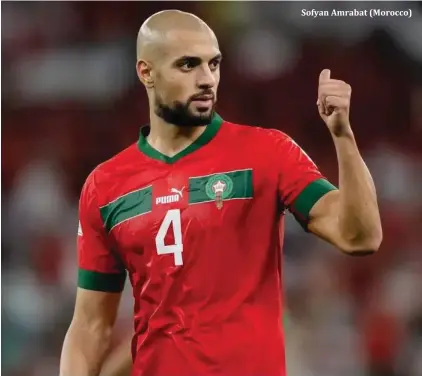  ?? Sofyan Amrabat (Morocco) ??